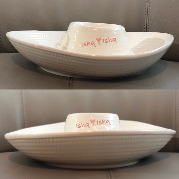 Treasure Craft Country Western Hat Chips/Dip Tray - Picture 4 of 8